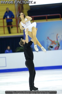 2013-02-28 Milano - World Junior Figure Skating Championships 0649 Marcelina Lech-Jakub Tyc POL